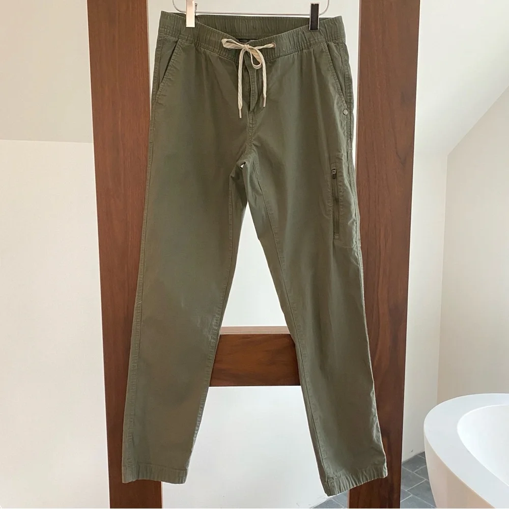 Vuori Ripstop Army Green Active Hiking Camping Pants Size S - Picture 12 of 12